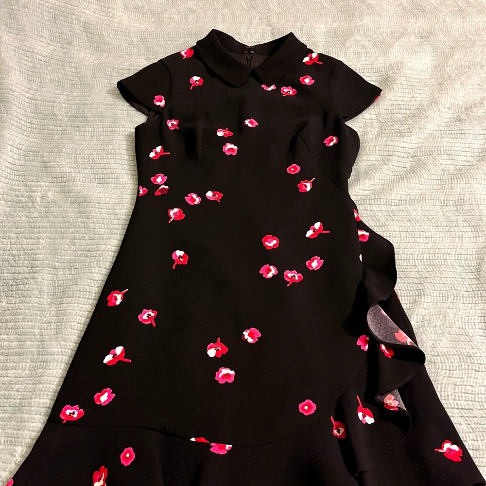 KATE SPADE Falling Florals Ruffle Dress - Picture 4 of 7
